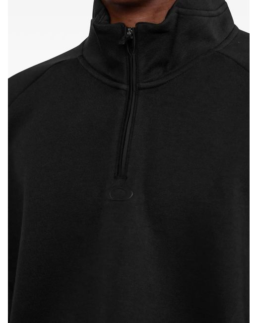 Oakley Black Quarter-Zip Sweatshirt for men