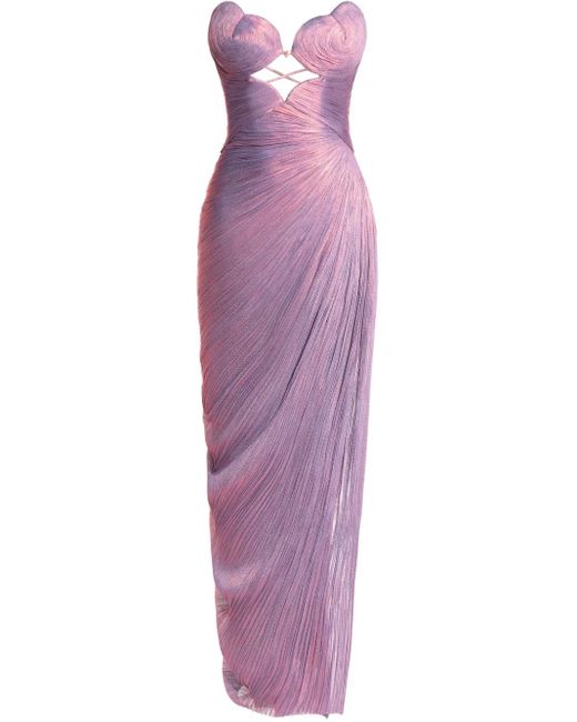 Maria Lucia Hohan Purple Amisha Gown