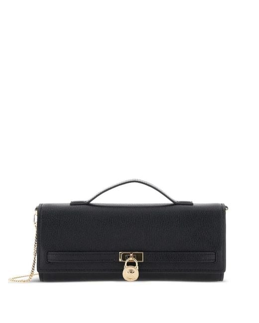 MICHAEL Michael Kors Black "Hamilton Moderne" Medium Clutch