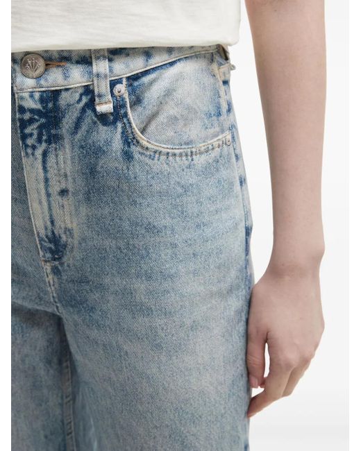 Rag & Bone Straight Jeans in het Blue