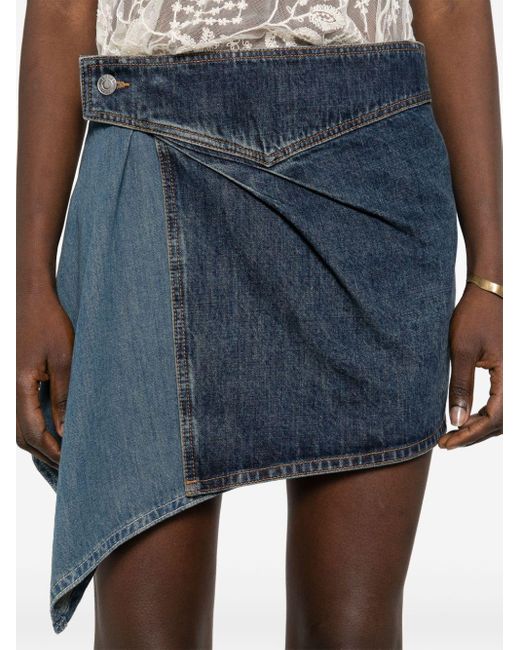 Isabel Marant Blue Junie Denim Mini Skirt