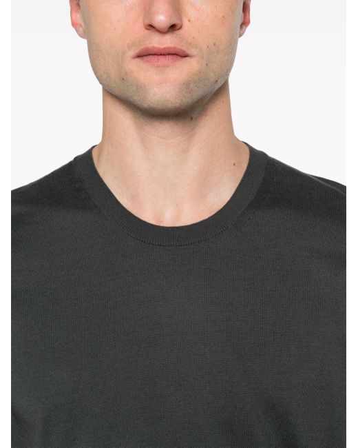 Camiseta de punto fino Tom Ford de hombre de color Black