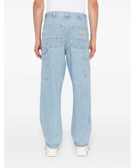 Carhartt Blue Single Knee "Smith" Denim Pant for men
