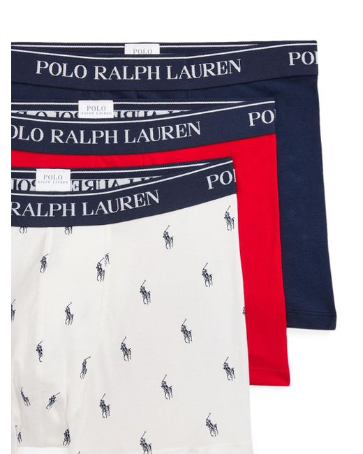 Polo Ralph Lauren Equestrian Knight Boxers (Set Of 3) in Blue for Men ...