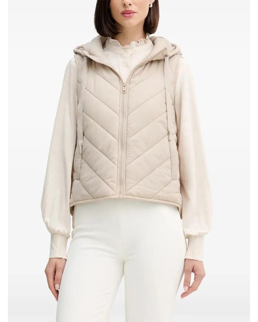 Pedro Del Hierro Madrid White Button-Cuff Coat