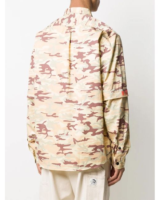 DIESEL Natural S Ronnie Camo Overshirt for men