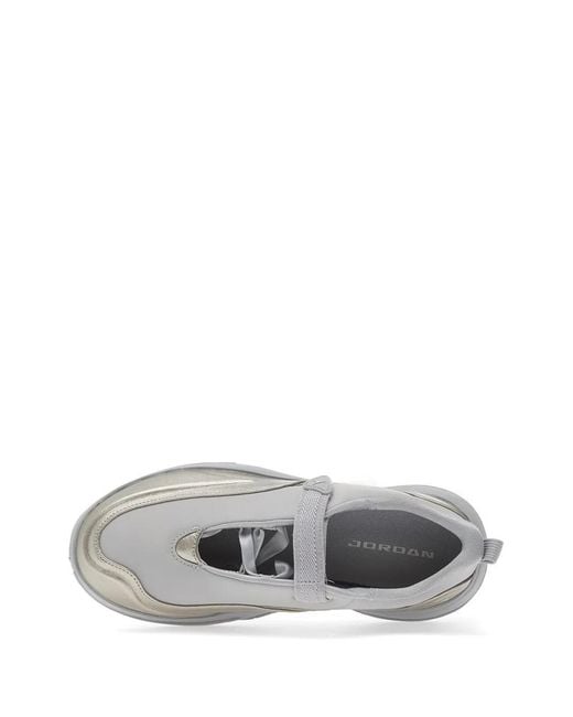 Nike Gray Pointe Touch-Strap Sneakers