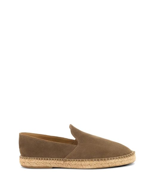 Boggi White Tellin Suede Leather Espadrilles for men