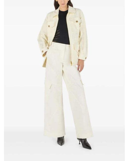 Roberto Cavalli Natural Belted Jacket