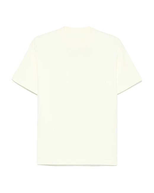Issey Miyake White Cotton T-Shirt