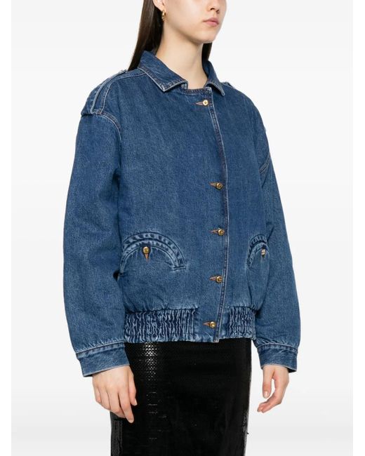 Blazé Milano Blue Elasticated Pocket Denim Jacket