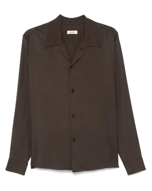Camicia di Sandro in Brown da Uomo