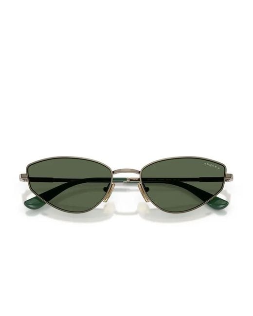 Lunettes De Soleil À Monture Géométrique Vogue Eyewear en coloris Green