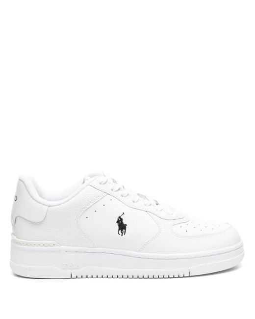 Court low-top sneakers Polo Ralph Lauren pour homme en coloris White