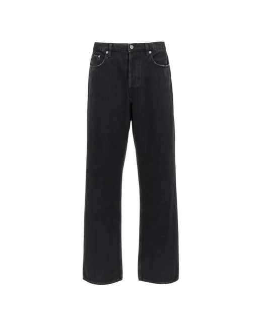 Golden Goose Deluxe Brand Black Skate Loose Jeans for men