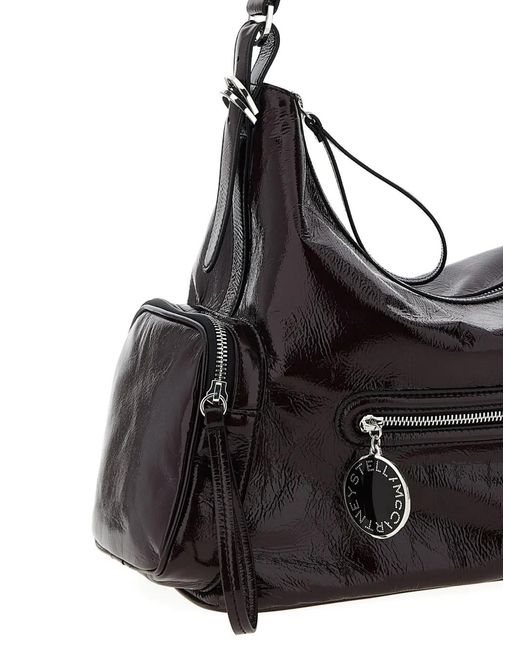 Stella McCartney Black Dartmoor Shoulder Bag With Zipper