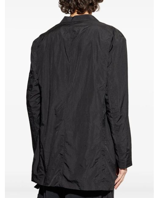 Y-3 Black Single-Breasted Blazer for men
