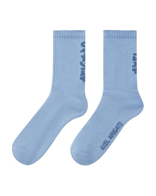 Axel Arigato Blue Floral Jacquard Socks