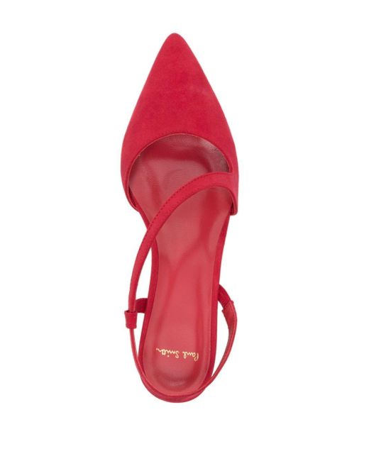 Paul Smith Red Cloudy Slingback-Pumps 55mm