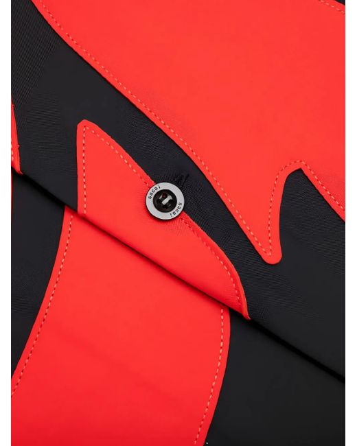 Sacai Red Floral-Print Shirt for men