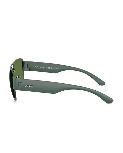 Ray-Ban Green Pilot-Frame Sunglasses