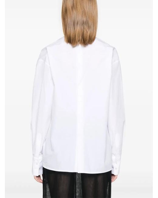 Fabiana Filippi White Poplin Shirt