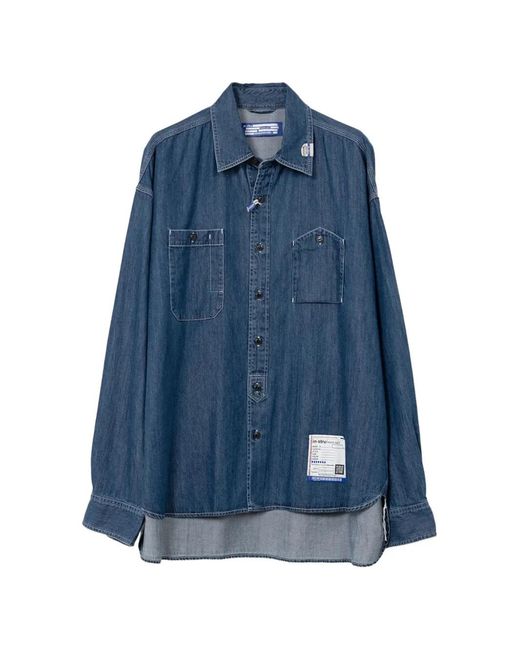 Maison Mihara Yasuhiro Blue Denim Shirt for men