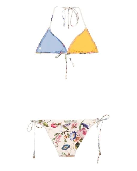 Zimmermann White Patience Triangle Bikini