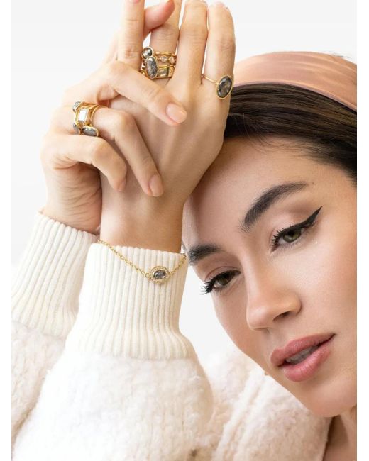 Nimo With Love Natural 18K Hexagon Diamond Ring