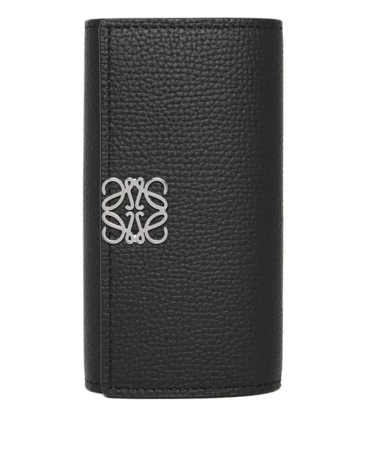 Loewe Black Anagram Leather Key Case