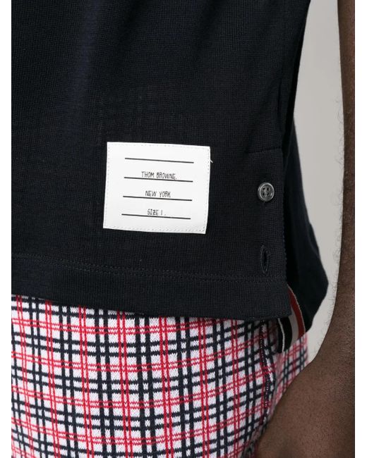 Thom Browne Gestreepte Top in het Black voor heren