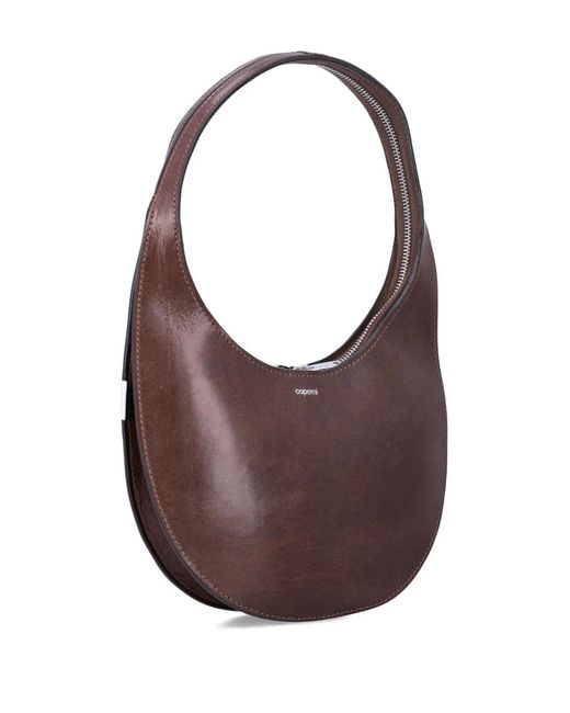 Coperni Brown Small Zip Tote Bag