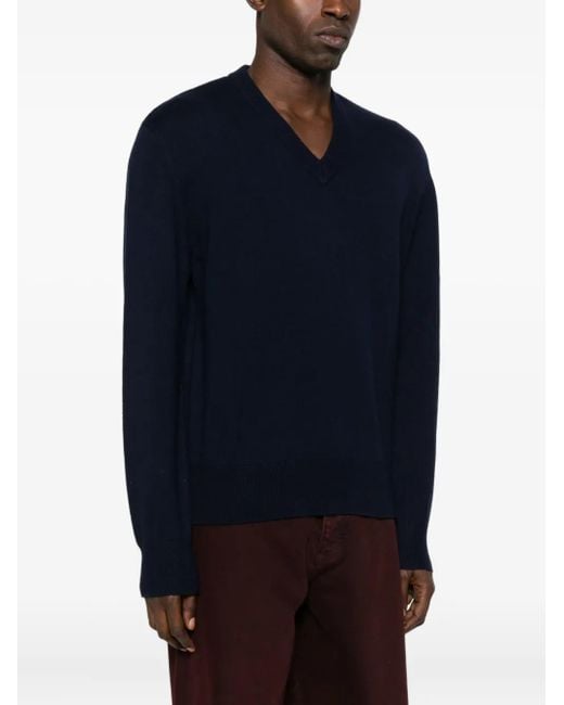 sunflower Blue V-Neck Sweater for men