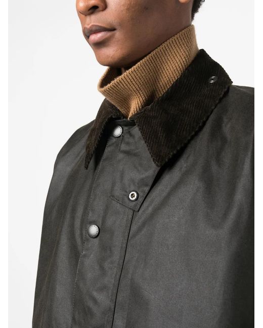 Barbour Gewaxt Jack in het Black voor heren