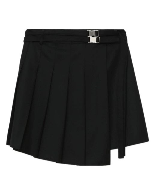 LVIR Black Pleated Mini Skirt