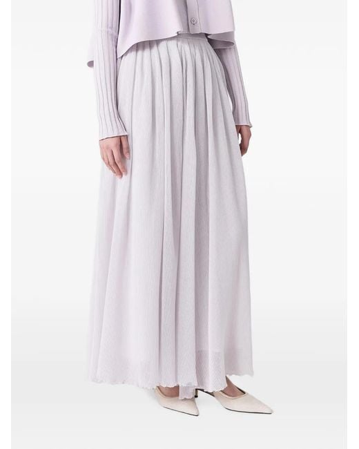 CFCL White Pleated Palazzo Pants