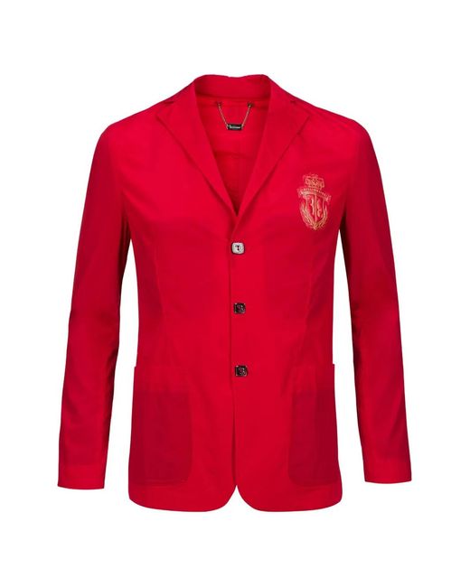 Billionaire Red Peter Patch-Pockets Blazer for men