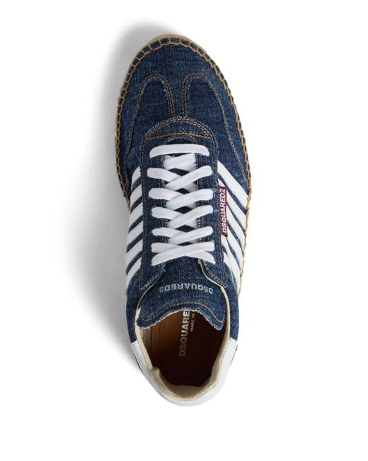 DSquared² Blue Denim Espadrille Sneakers for men