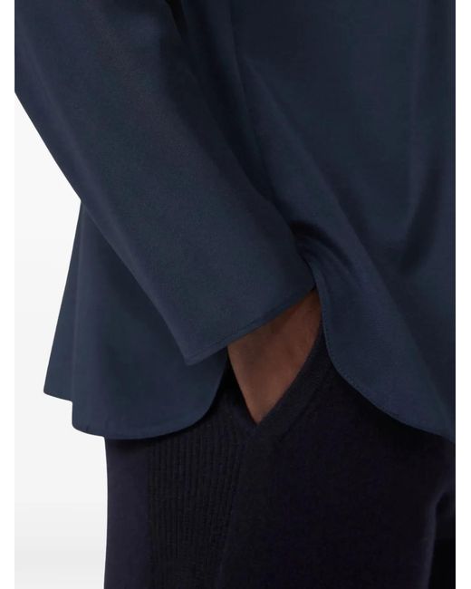 Max Mara Blue Mxpmitico Blouse