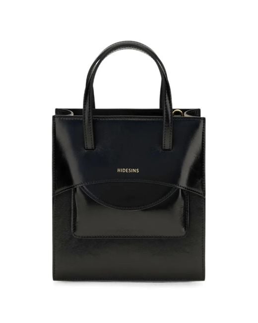 B Sides Black Pocket Shoulder Bag