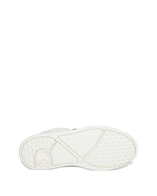 Liu Jo White Sneakers With Monogram Logo