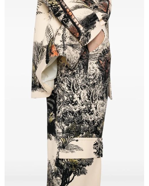 Isabel Sanchis Natural Landscape Print Cargo Pants