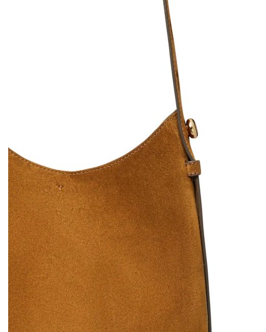 Tory Burch Brown Small Romy Suede Tote Bag