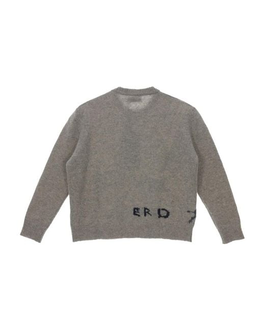 Enfants Riches Deprimes Gray Come Live With Me Graphic Crew-Neck Sweater for men