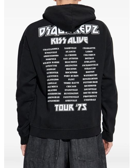 Hoodies DSquared² de hombre de color Black