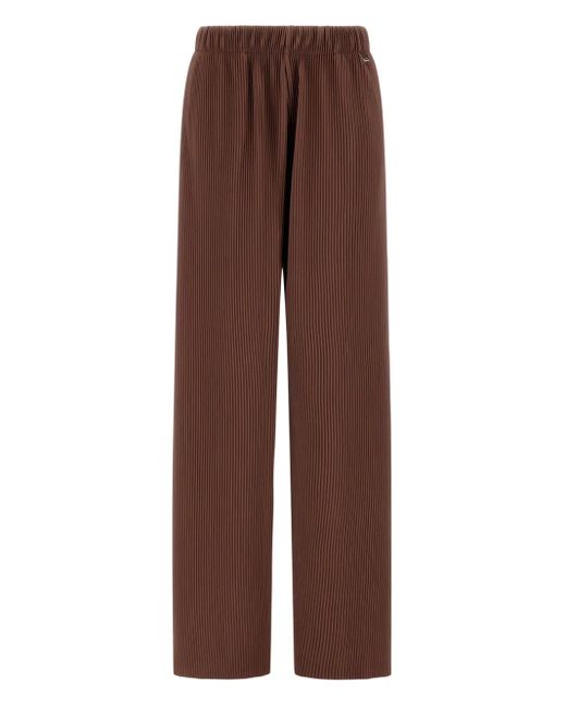 Pantalon À Design Plissé Herno en coloris Brown