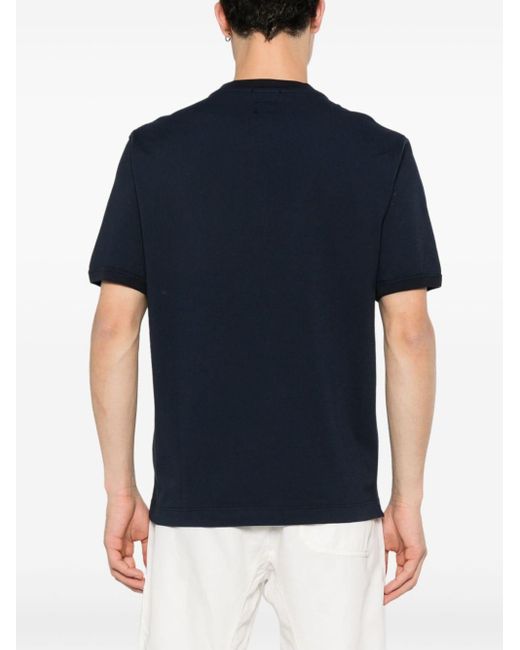 T-shirt con applicazione di C P Company in Blue da Uomo