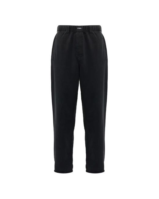 Vetements Black Elasticated-Waist Track Pants for men