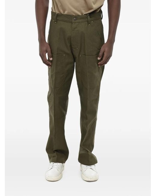 DIESEL Green Egan Carpenter Trousers for men