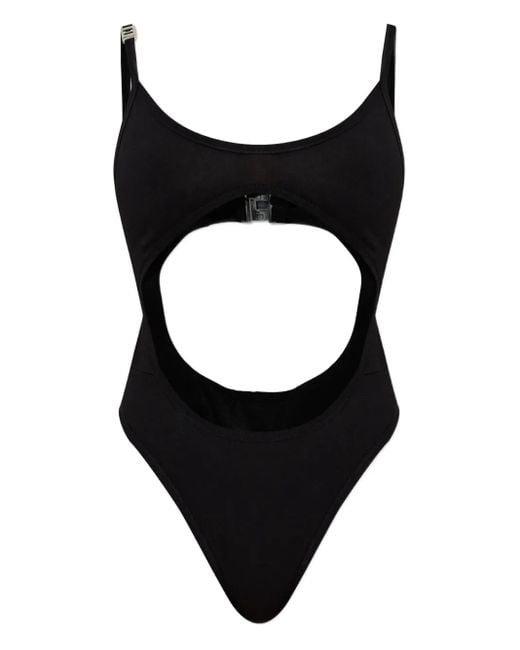 DSquared² Black X Bettter Cut-Out Detail Bodysuit
